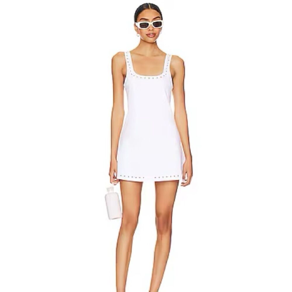 NWT GIGI C Avery White Tank Mini Dress Size XS